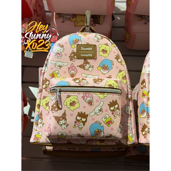 hello kitty backpack sweets Loungefly Sanrio All-Over-Print Double Strap Shoulder Bag : Clothing, Shoes & Jewelry HELLO KITTY SCHOOL BACKPACK Sanrio Hello Kitty Cupcake Loungefly